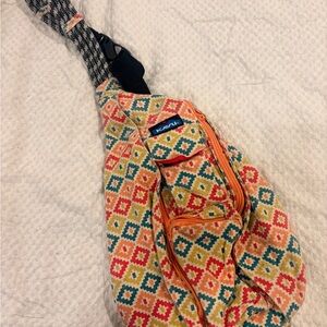 KAVU Geometric Multicolor Sling Bag